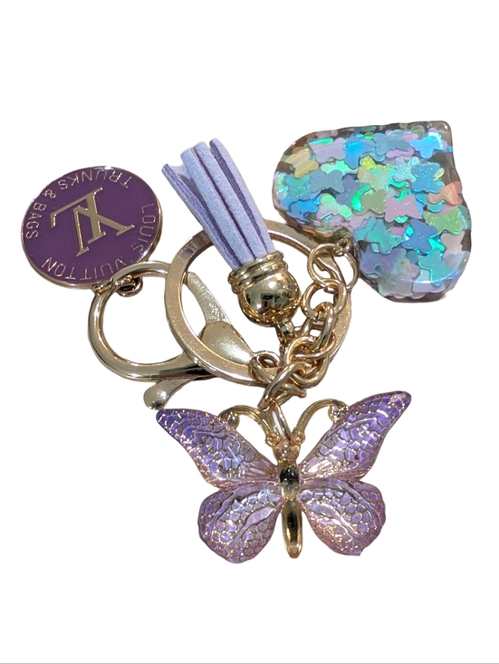 Authentic Louis Vuitton Trunks & Bags Charm, Dark purple - Picture 3 of 10